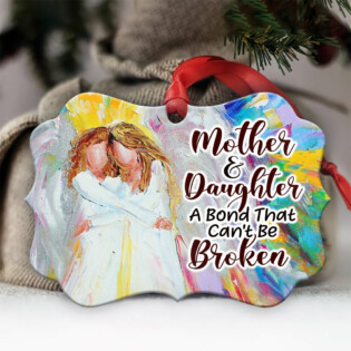 Family Mother And Daughter Can Not Be Broken - Horizontal Ornament - Owl Ohh - Owl Ohh