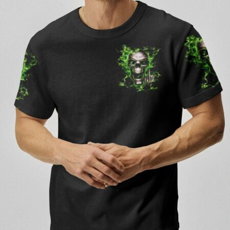 DON'T LIKE MY ATTITUDE MAD SKULL ALL OVER PRINT - TLTM0303231