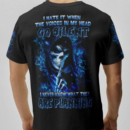 I HATE IT WHEN THE VOICES IN MY HEAD GO SILENT ALL OVER PRINT - YHHN2203231