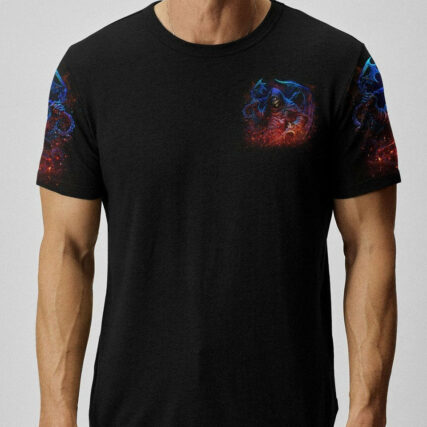 HELL IS EMPTY REAPER SKULL ALL OVER PRINT - YHLN1104232