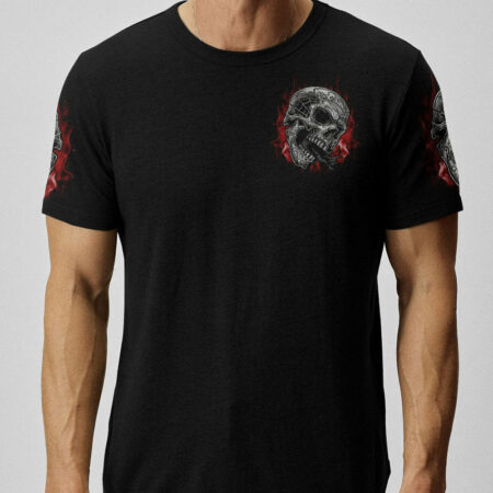 IN INK WE TRUST SKULL ALL OVER PRINT - TLNO0404234