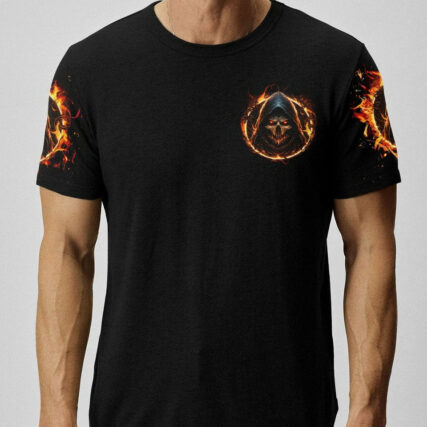 I CAN'T GO TO HELL REAPER CIRCLE FIRE ALL OVER PRINT - TLNZ1004233