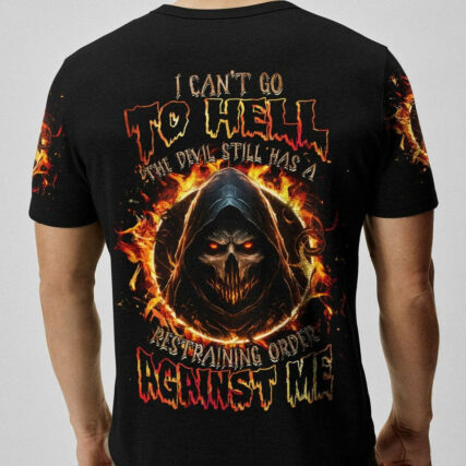 I CAN'T GO TO HELL REAPER CIRCLE FIRE ALL OVER PRINT - TLNZ1004233