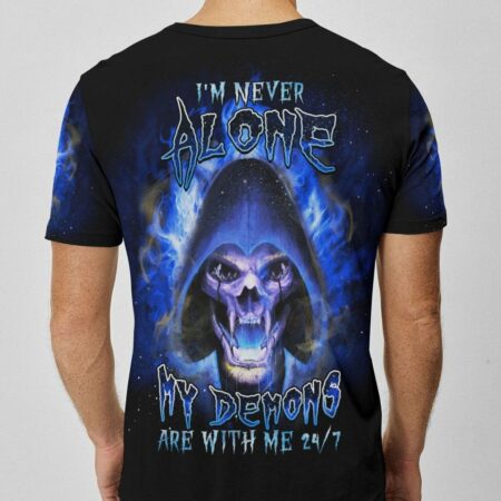 I'M NEVER ALONE MY DEMONS ARE WITH ME 24/7 ALL OVER PRINT - YHDU20033