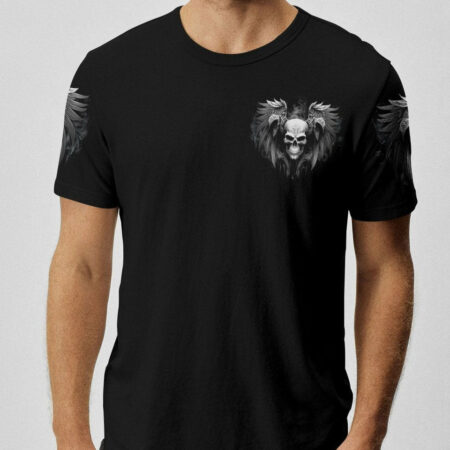 I'M NOT ANTI-SOCIAL SKULL ALL OVER PRINT - YHNT3003233