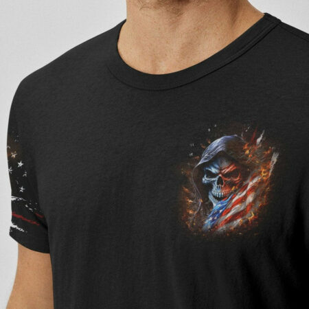 IF THIS FLAG OFFENDS YOU I'LL HELP YOU PACK SKULL ALL OVER PRINT - YHLN1104234
