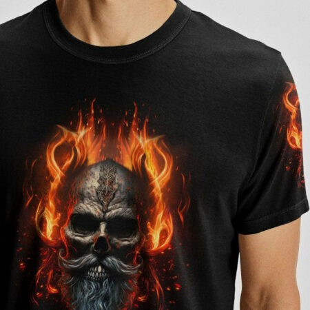 DON'T PISS OFF A GRUMPY GRANDPA SKULL ALL OVER PRINT - TLNO0704232