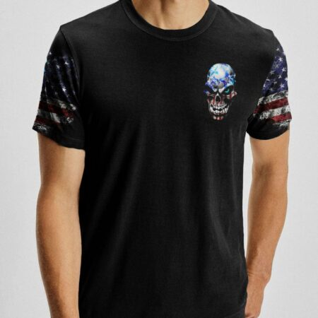 DON'T TRY TO FIGURE ME OUT AMERICA SKULL ALL OVER PRINT - TLTR2003235