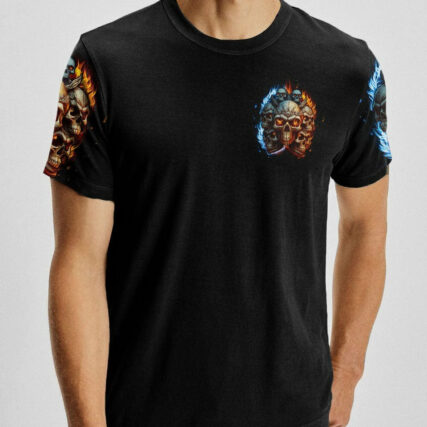 HEAVEN DON'T WANT ME FIRE EYES SKULL ALL OVER PRINT - TLTW2104233
