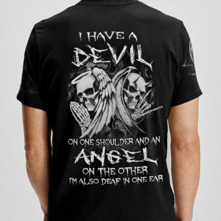 I HAVE A DEVIL ON ONE SHOULDER ALL OVER PRINT - YHHN2303234