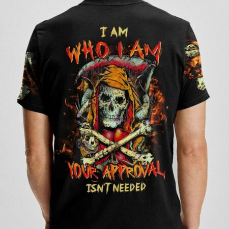 I AM WHO I AM SKULL ALL OVER PRINT - YHHN1603231