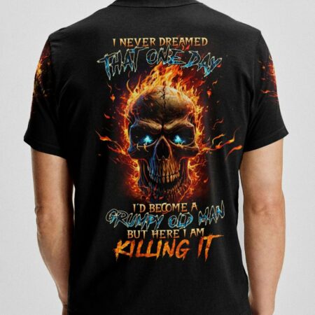 I NEVER DREAMED THAT ONE DAY GRUMPY OLD MAN SKULL ALL OVER PRINT - TLTR2803233
