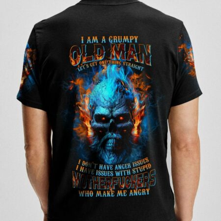 I AM A GRUMPY OLD MAN FIRE SKULL ALL OVER PRINT - TLTR0404233