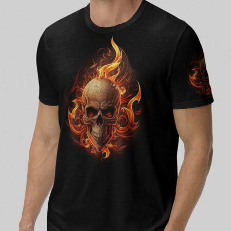 I CAN DO IT AGAIN FIRE SKULL ALL OVER PRINT - TLNZ0504233