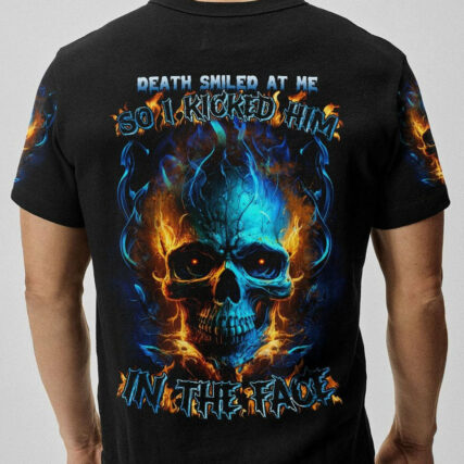 DEATH SMILED AT ME SKULL ALL OVER PRINT - TLTR2104232