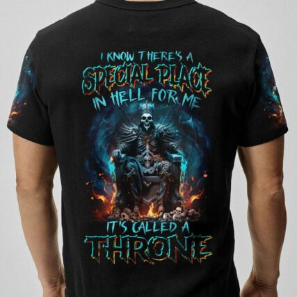 IT'S CALLED A THRONE FIRE SKULL ALL OVER PRINT - TLNZ0404234