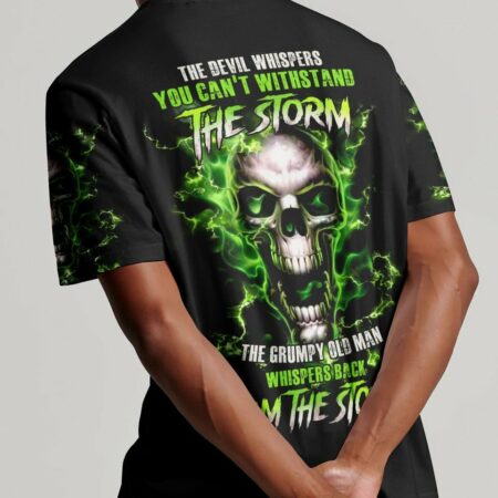 I AM THE STORM SKULL OLD MAN ALL OVER PRINT - TLTM2802234