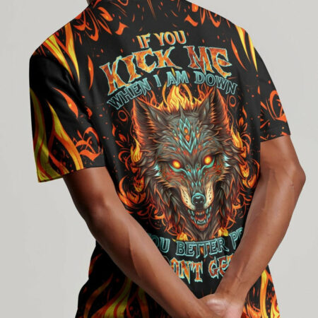 IF YOU KICK ME WOLF ALL OVER PRINT - TLTW1004234