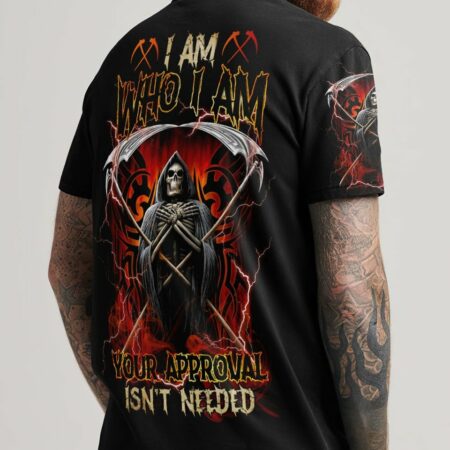 I AM WHO I AM SKULL ALL OVER PRINT - YHNT2303233