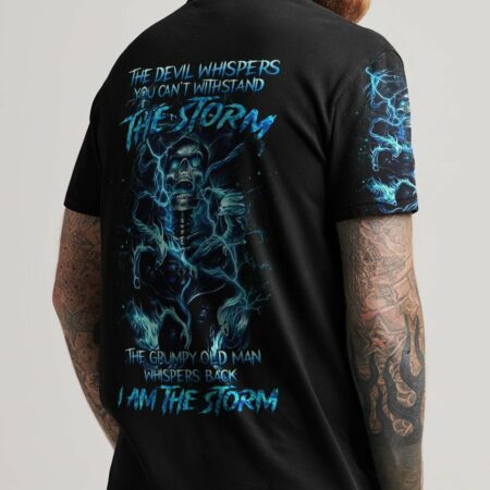 I AM THE STORM SKULL OLD MAN ALL OVER PRINT - TLTR0603231