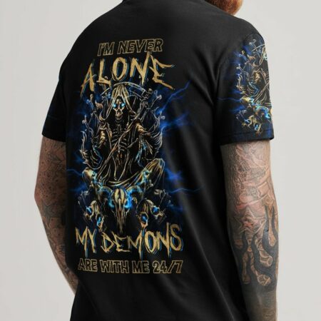 I'M NEVER ALONE MY DEMONS ARE WITH ME 24/7 ALL OVER PRINT - YHLN1703232