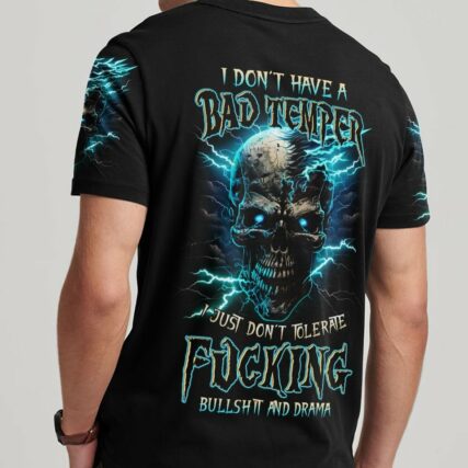 I DON'T HAVE A BAD TEMPER THUNDER SKULL ALL OVER PRINT - TLTW0404235
