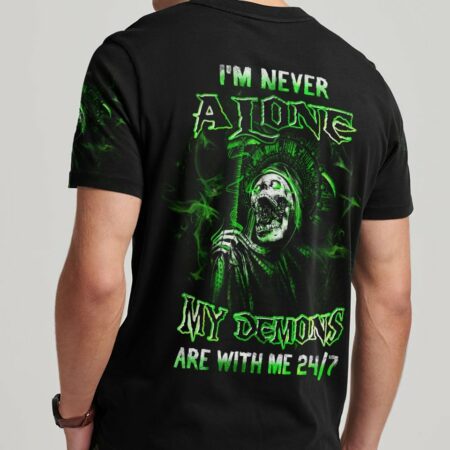 I'M NEVER ALONE SKULL ALL OVER PRINT - YHHN2103233