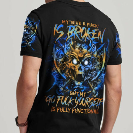 MY GIVE A F AXE SKULL ALL OVER PRINT - TLNO1104234