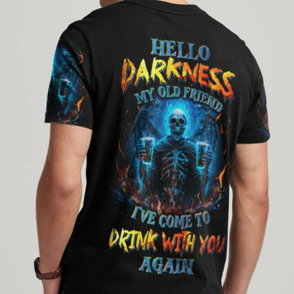 DRINK WITH YOU AGAIN REAPER BLUE FIRE ALL OVER PRINT - TLNZ2004231