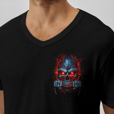 ATTITUDE PROBLEM MADLY SKULL ALL OVER PRINT - TLNO0704233