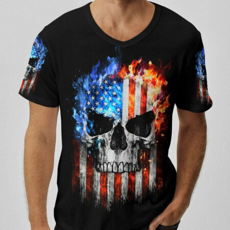I HAVE THREE SIDES SKULL FLAG ALL OVER PRINT - TLTW1704234