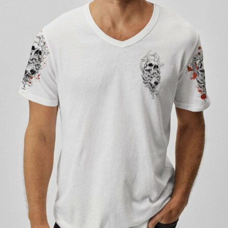 I'M THE ONE YOU MAY WANNA SKIP WOLF SKULL ALL OVER PRINT - TLNZ0604233
