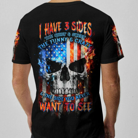 I HAVE THREE SIDES SKULL FLAG ALL OVER PRINT - TLTW1704234
