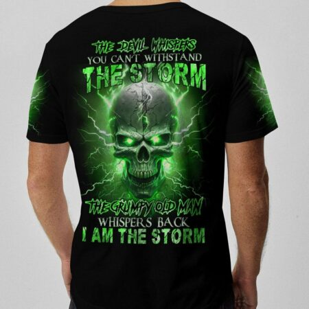 I AM THE STORM GRUMPY OLD MAN THUNDER SKULL ALL OVER PRINT - TLNZ0404233