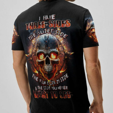 I HAVE THREE SIDES FIRE SKULL ALL OVER PRINT - TLTW1404233