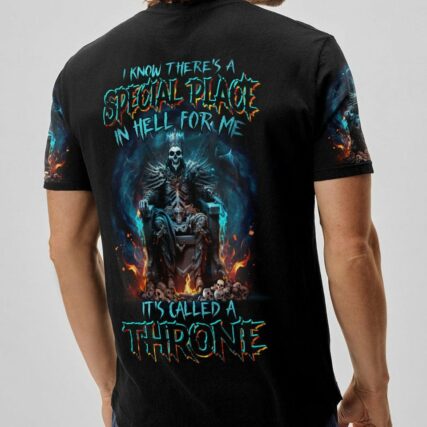 IT'S CALLED A THRONE FIRE SKULL ALL OVER PRINT - TLNZ0404234