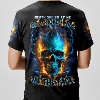 DEATH SMILED AT ME SKULL ALL OVER PRINT - TLTR2104232