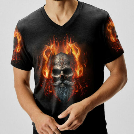 DON'T PISS OFF A GRUMPY GRANDPA SKULL ALL OVER PRINT - TLNO0704232
