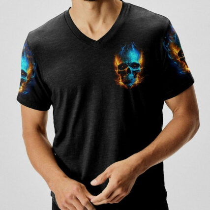 DEATH SMILED AT ME SKULL ALL OVER PRINT - TLTR2104232