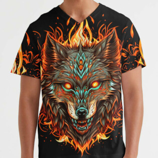 IF YOU KICK ME WOLF ALL OVER PRINT - TLTW1004234