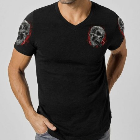 IN INK WE TRUST SKULL ALL OVER PRINT - TLNO0404234