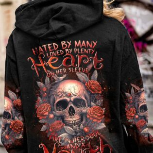 A MOUTH SHE CAN'T CONTROL SKULL ROSE ALL OVER PRINT - TLTR2103234