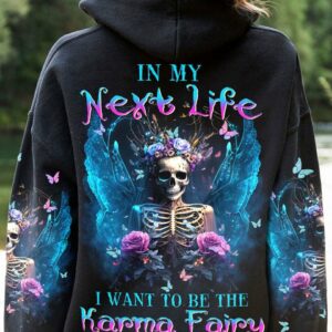 KARMA FAIRY SKULL ALL OVER PRINT - YHHN2202232