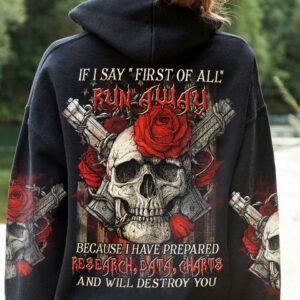 IF I SAY FIRST OF ROSE SKULL ALL OVER PRINT - YHHN0301232