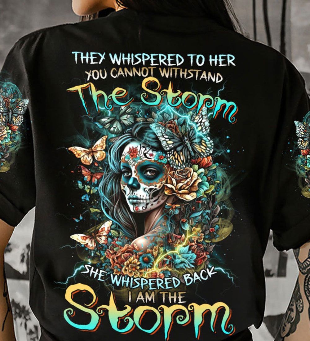 I AM THE STORM SUGAR SKULL GIRL ALL OVER PRINT - TLTR0604236