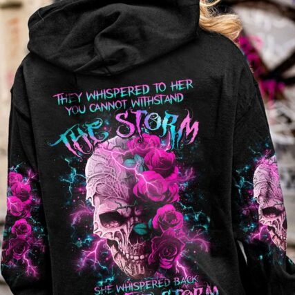I AM THE STORM SKULL ROSE ALL OVER PRINT - TLTR0303231