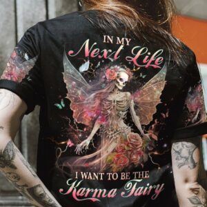 KARMA FAIRY SKULL ALL OVER PRINT - YHHG0903234