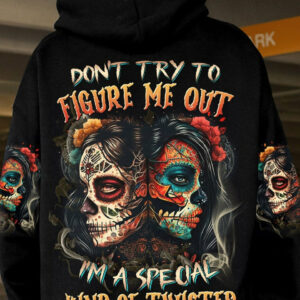 DON'T TRY TO FIGURE ME OUT SUGAR SKULL ALL OVER PRINT - TLNZ1004231