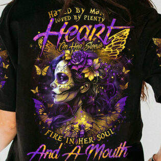A MOUTH SHE CAN'T CONTROL SUGAR SKULL GIRL ALL OVER PRINT - TLNO1304231
