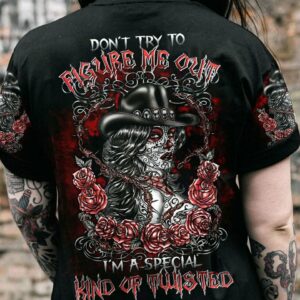 DON'T TRY TO FIGURE ME OUT SUGAR SKULL ALL OVER PRINT - TLTR0404232